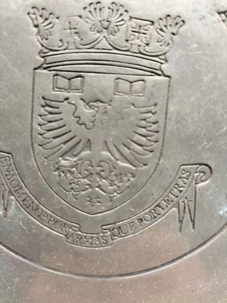 Prato em estanho Academia da Força Aérea