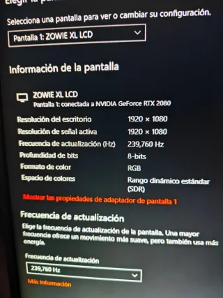 Monitor BenQ Zowie XL2546 24.5 LED 240Hz