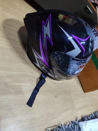 Casco Moto Modular Doble Visera nuevo sin uso.