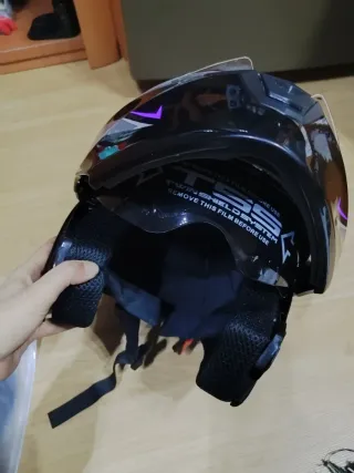 Casco Moto Modular Doble Visera nuevo sin uso.