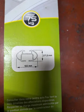 Baca de techo Feu Vert