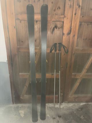 Esquís Salomon 180 cm + Palos