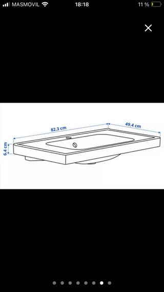 Lavabo cerámica IKEA