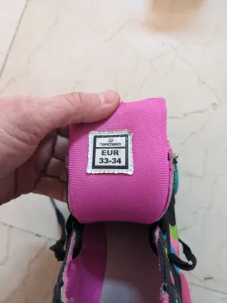 Patines con ruedas de colores