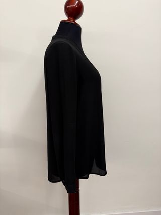 Blusa negra Dorothy Perkins con cremallera