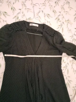 Abito nero a pois primavera-estate