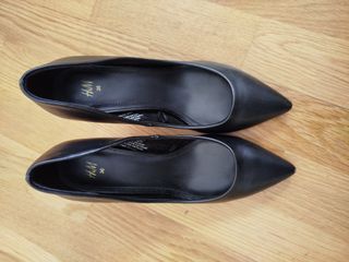 Zapatos tacón H&M negros talla 36