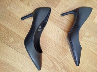 Zapatos tacón H&M negros talla 36