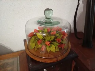 Quesera flores miga de pan