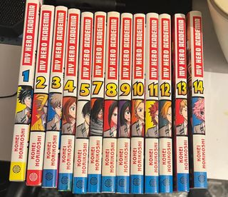 Mangas Boku no hero (del 1 al 14, pero falta el 6)