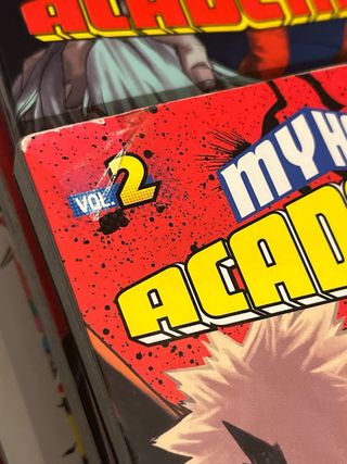 Mangas Boku no hero (del 1 al 14, pero falta el 6)