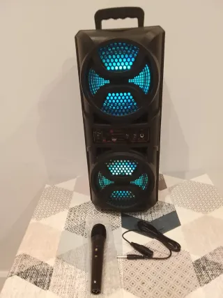 Altavoz Bluetooth Karaoke con Micrófono