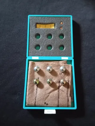 Mini Petanca Bolas Acero Caja