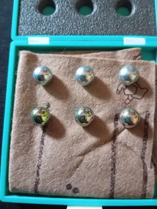 Mini Petanca Bolas Acero Caja