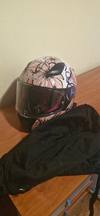 Pack chaqueta moto y casco