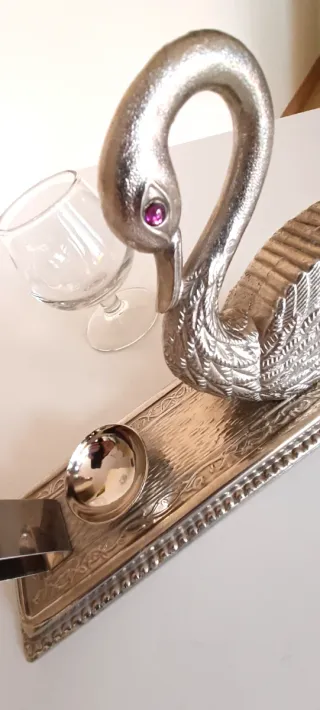 Calientacopas Coñac Vintage Cisne