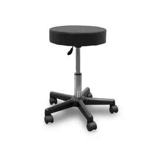 Nuevos Taburete giratorio con ruedas negro