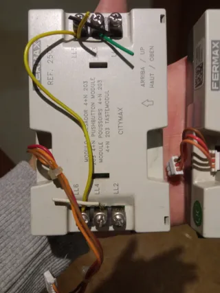 2 Módulos pulsador fermax para portero