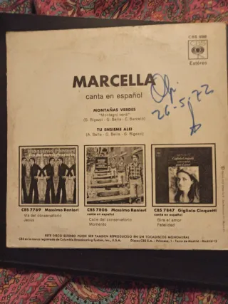 Marcella canta en español - Montañas Verdes