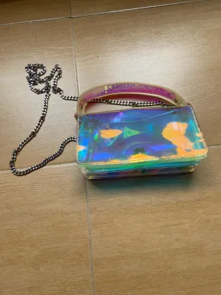 Bolso plástico tornasolado