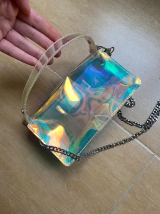 Bolso plástico tornasolado