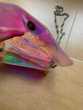 Bolso plástico tornasolado