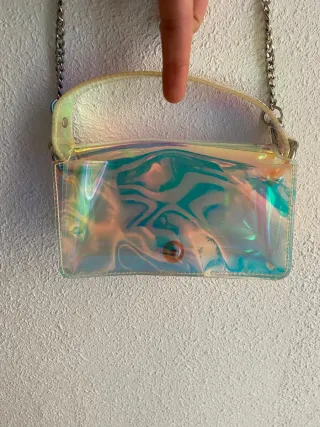 Bolso plástico tornasolado