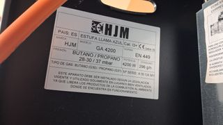 Estufa Calor Azul Gas Butano/Propano