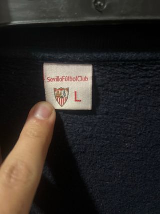 Chaqueta Sevilla Fútbol Club Azul y Blanca