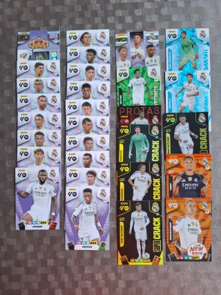 Lote 30 cromos Real Madrid Adrenalyn XL 25 26