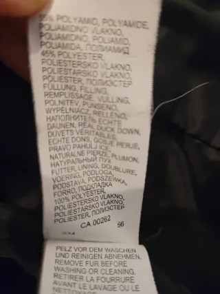 Piumino donna Lebek con cappuccio in pelo