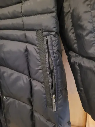 Piumino donna Lebek con cappuccio in pelo