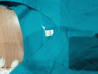 Camiseta premamá prenatal color verde azulado