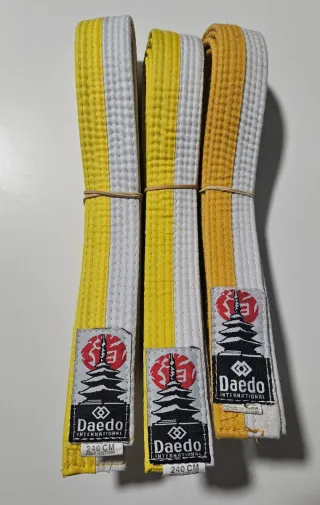 Cinturones Judo Karate Taekwondo
