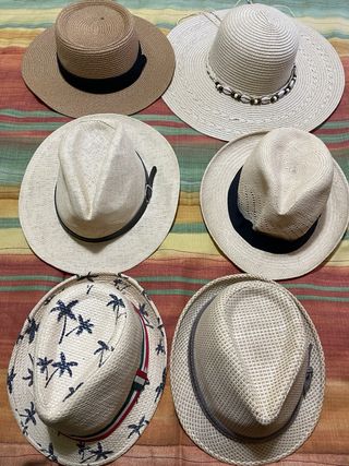 Lote 6 Sombreros Verano