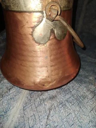 Antiguo de cobre 2 piezas