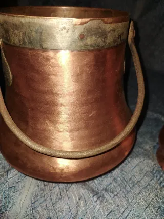 Antiguo de cobre 2 piezas