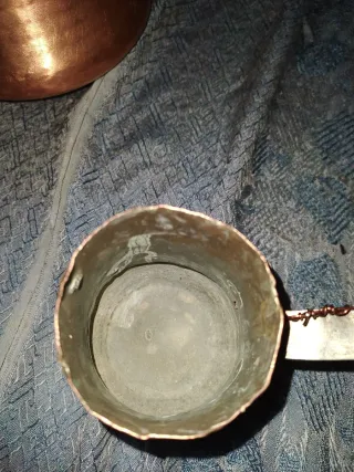 Antiguo de cobre 2 piezas