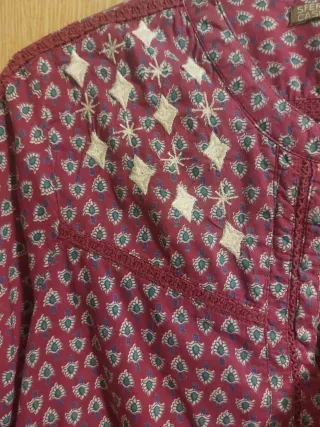 Blusa mujer estampado étnico