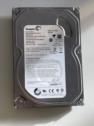 Disco Duro Seagate 500GB 3.5 HDD