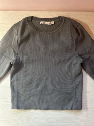Jersey corto Zara gris