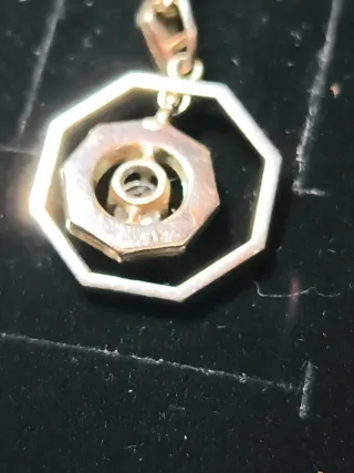 Collar Octogonal  Fix. Bisutería fina.