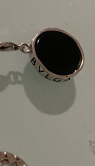 Pulsera Bvlgari Plata 925 y Onix