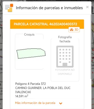 Terreno rústico en venta