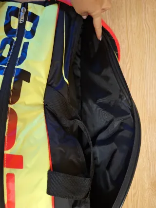 Pack Mochila Padel Babolat Play Negra y 2 palas