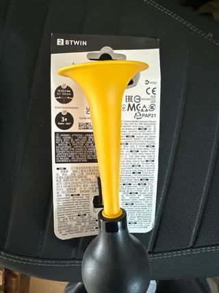 Bicicletta Btwin Clacson Giallo