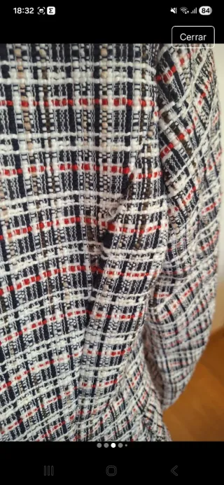 Americana corta Zara cuadros