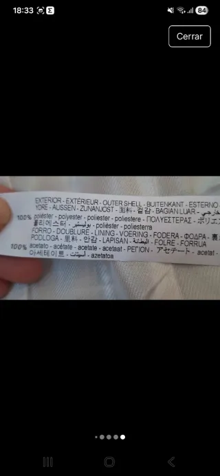 Americana corta Zara cuadros