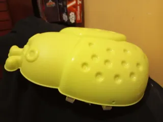 Lámpara infantil mariquita verde