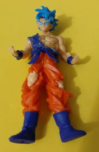 Dragon Ball Goku Blue con tarjetas Muy buen estado